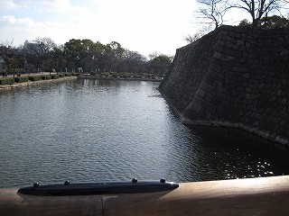 内濠の様子(東)