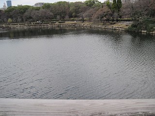 内濠の様子(西)